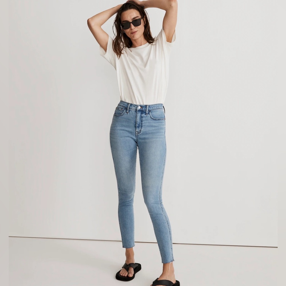 Madewell 10” Roadtripper Jeans Size 32 High Rise Skinny